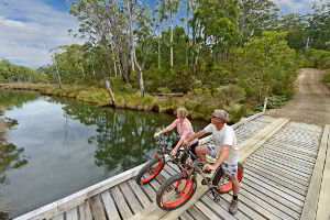 Cycling is a great way to get around the island