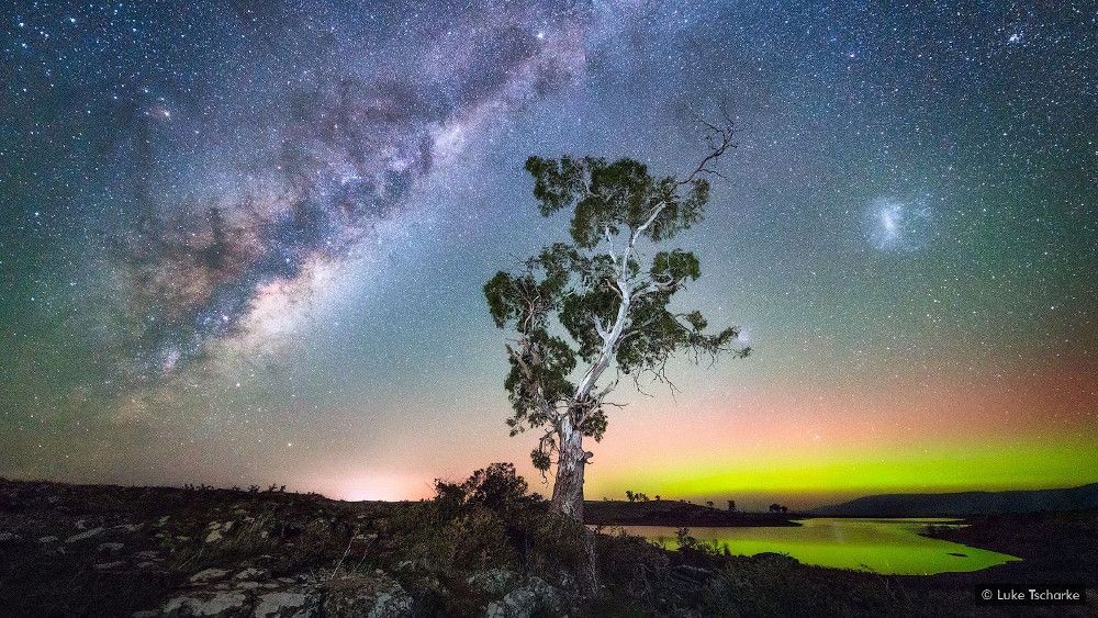 Incrível time-lapse de aurora austral na Tasmânia