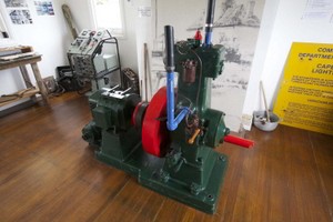 A machine inside the Lighthouse Light Station