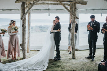 The newly married and happy couple, Josh and Shalissa